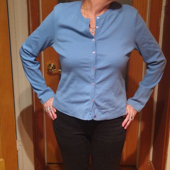 NY & Co Light blue sweater - Picture 1 of 3